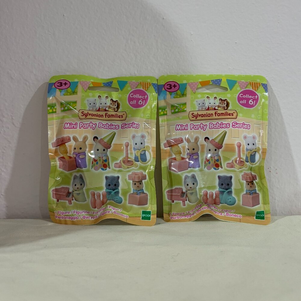 Sylvanian Families Mini Party Series TWO Blind bags Calico Critters